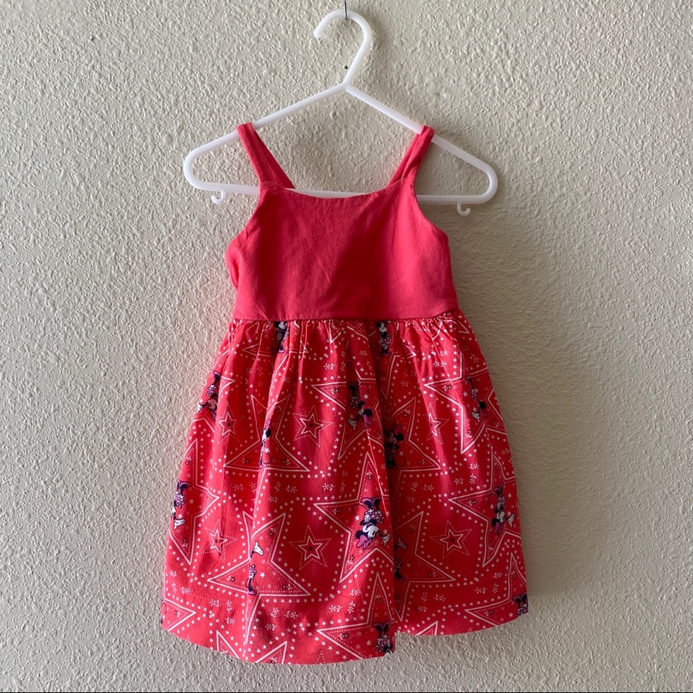 ❤️Disney Girls 2T Hot Pink Minnie Mouse Dress